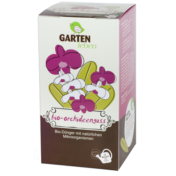 Bio Orchideenguss Gartenleben 12 Beutel á 45 ml